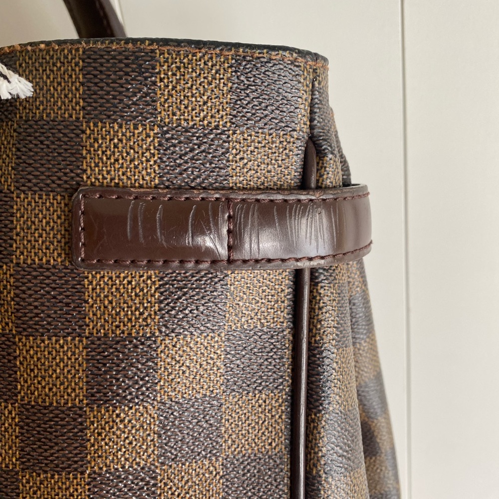Louis Vuitton Discontinued Damier Ebene Uzes Manhattan Shoulder Bag - Picture 8 of 16